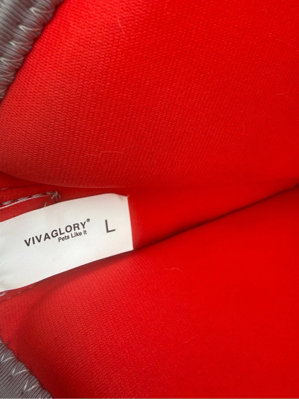 Vivaglory Large Dog Life Jacket Red Neoprene Sports Flotation Safety Vest L
